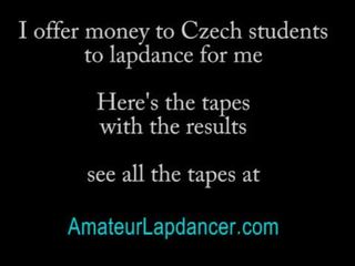 Czech college young adolescent shakes booty and lapdance